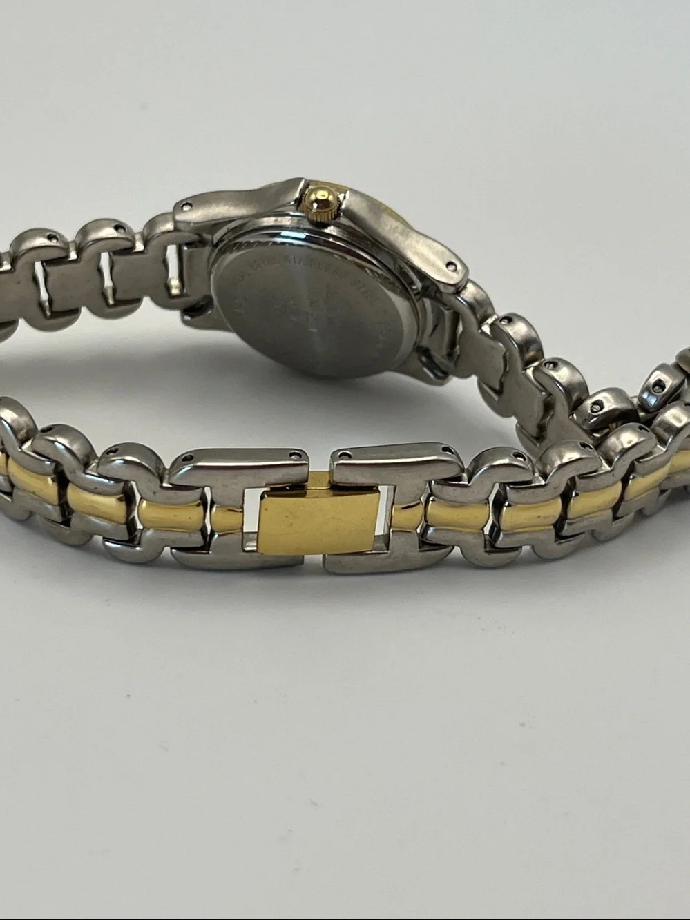 Sergio Valente Two-Tone Gold and Silver Ladies Watch